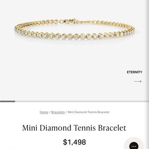 Ring Concierge Mini Diamond Eternity Bracelet in Gold